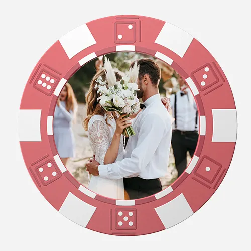 wedding poker chips