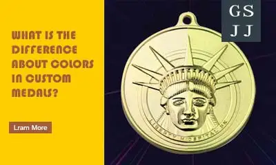 What is the Difference about Colors in Custom Medals?