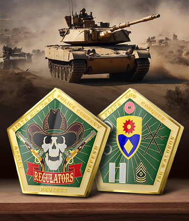 Custom regulators Army Coins