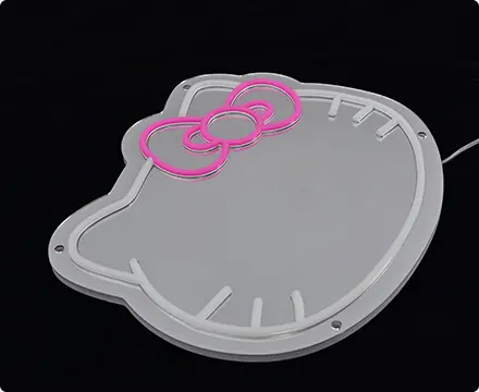 Mirror Silver Neon Signs