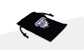 velour pouch of baseball pin velour pouch of baseball pin