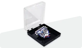 plastic box of baseball pins plastic box of baseball pins