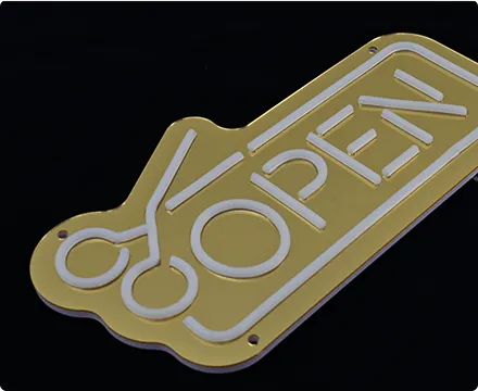 Mirror Gold Neon Signs