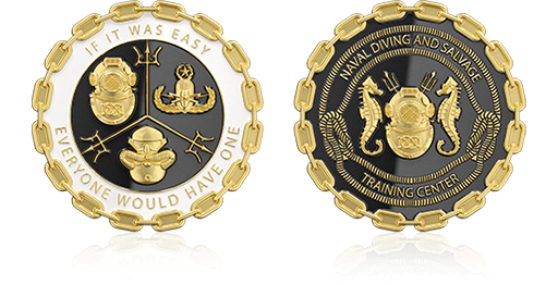 Ocean Defender Navy Challenge Coins