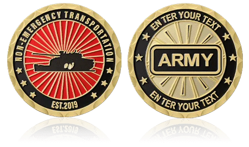 Front Line Transport Custom Military Coins