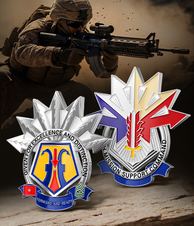Custom Army Command Coins