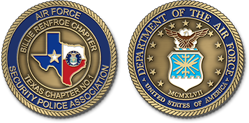 Security Air Force Coins Templates