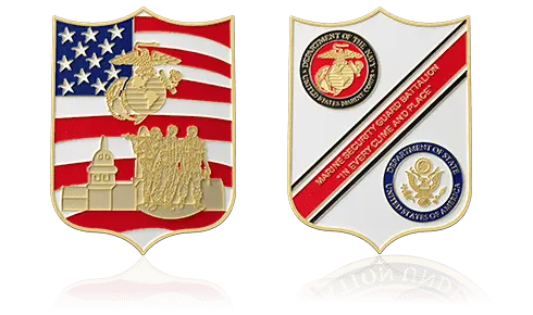 Marine Security Custom Coins