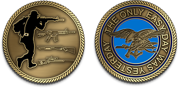 custom army coins design template