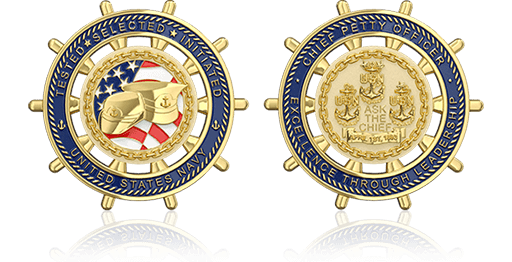 Sailor Valor Navy Challenge Coins