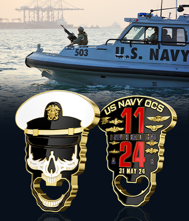 Custom Navy Seal Team 7 Challenge Coins