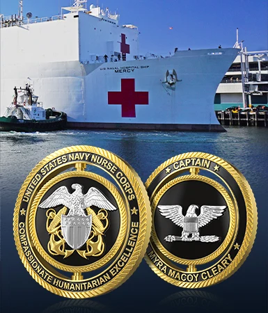 Custom Navy Nurse Corps Challenge Coins Custom Navy Nurse Corps Challenge Coins