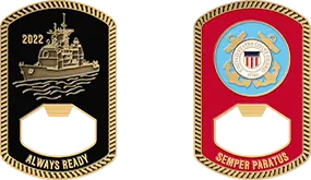 Coast Guard Opener Coins Templates