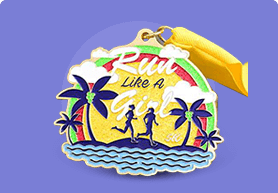 5k Glitter Race Medals For Sale