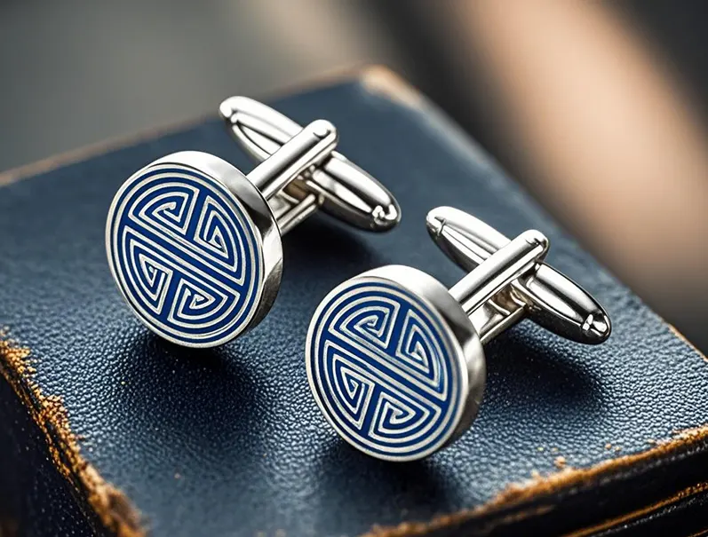 Vintage Enamel Cufflinks