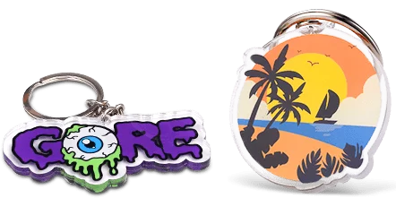 Personalized Acrylic Keyrings Personalized Acrylic Keyrings