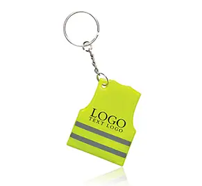 Custom Reflective Safety Vest Keytag