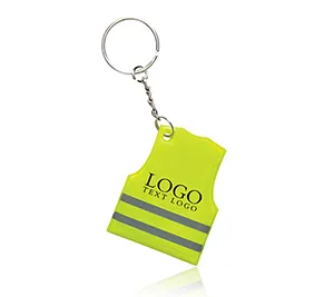 Custom Reflective Safety Vest Keytag Custom Reflective Safety Vest Keytag