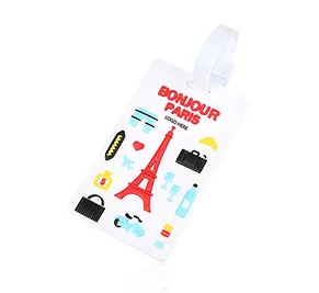 Promo PVC Soft Adhesive Travel ID Luggage Tags