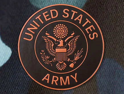 Custom Leather Military Patches Custom Leather Military Patches