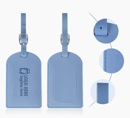 Material of PU Leather Luggage Tags With Logo Material of PU Leather Luggage Tags With Logo