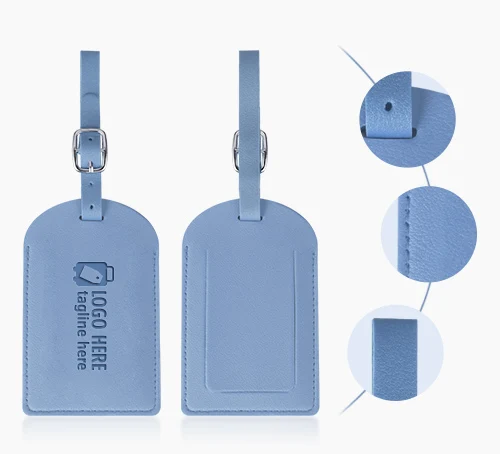 Material of PU Leather Luggage Tags With Logo
