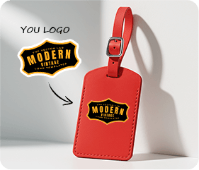 PU Leather Luggage Tags With Logo PU Leather Luggage Tags With Logo