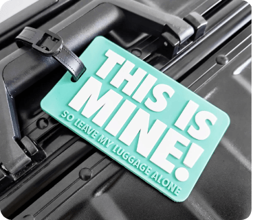 Slogan Luggage Tag