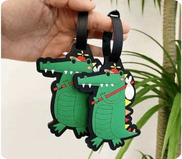 Cute Crocodile Luggage Tag
