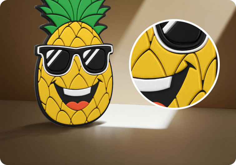2D PVC Luggage Tags