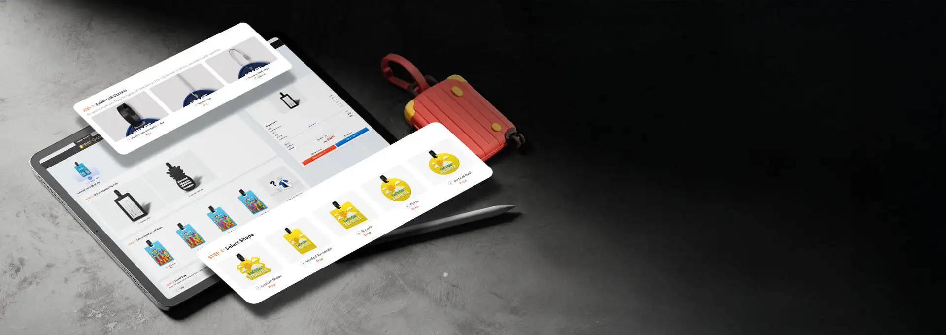 Custom Lugguge Tags Ordering System