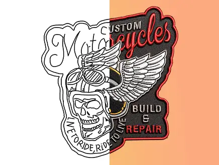 Patches de motocicleta personalizados