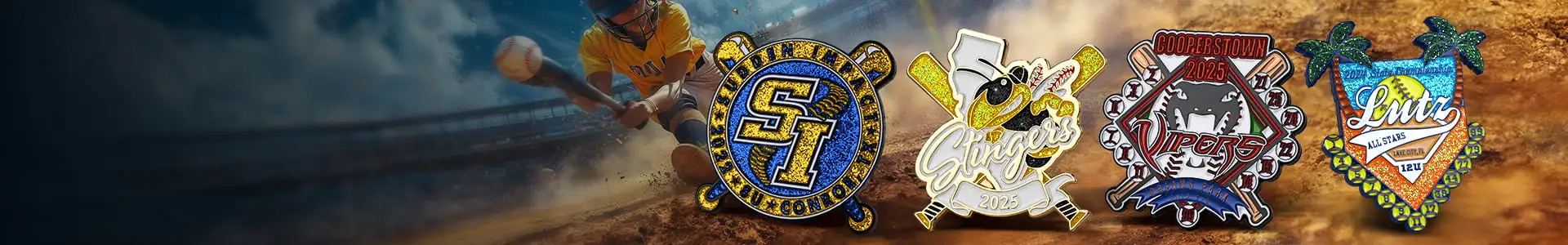 Custom Baseball Pins