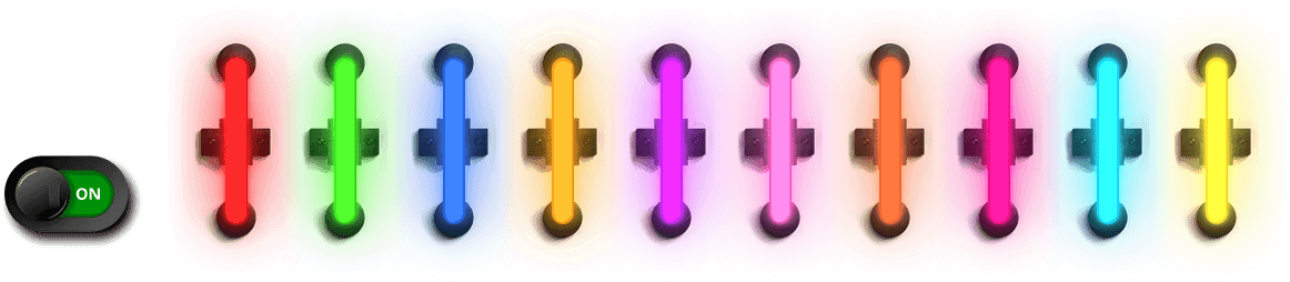 Colored Jacket Neon Signs