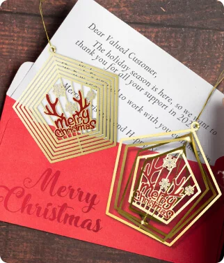 aangepaste logo-ornamenten