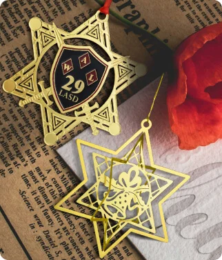 op maat gemaakte metalen ornamenten