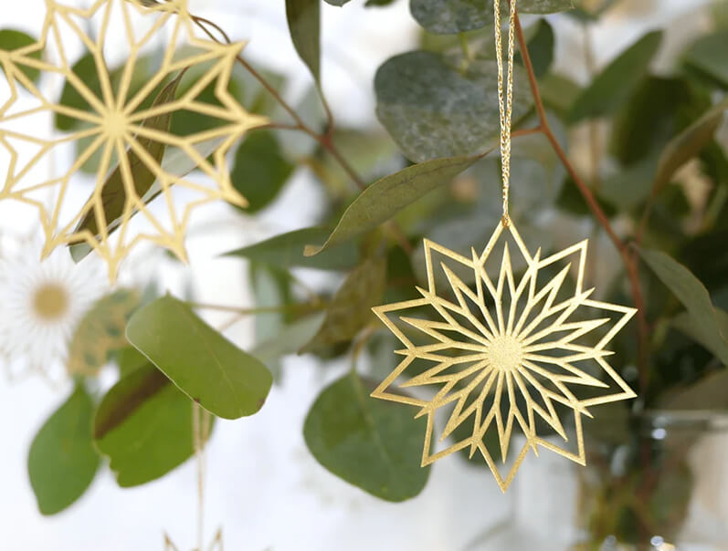 laser cut festival ornaments