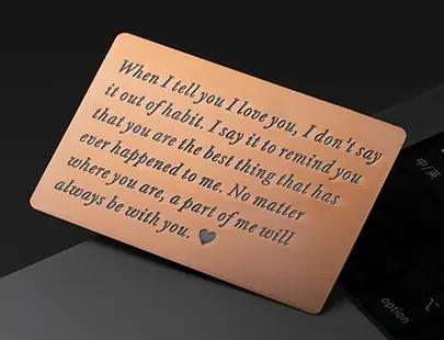 Copper Business Cards