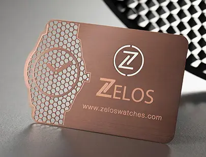 Rose Gold Business Cards