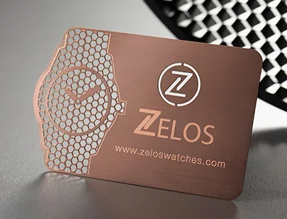 Rose Gold Business Cards