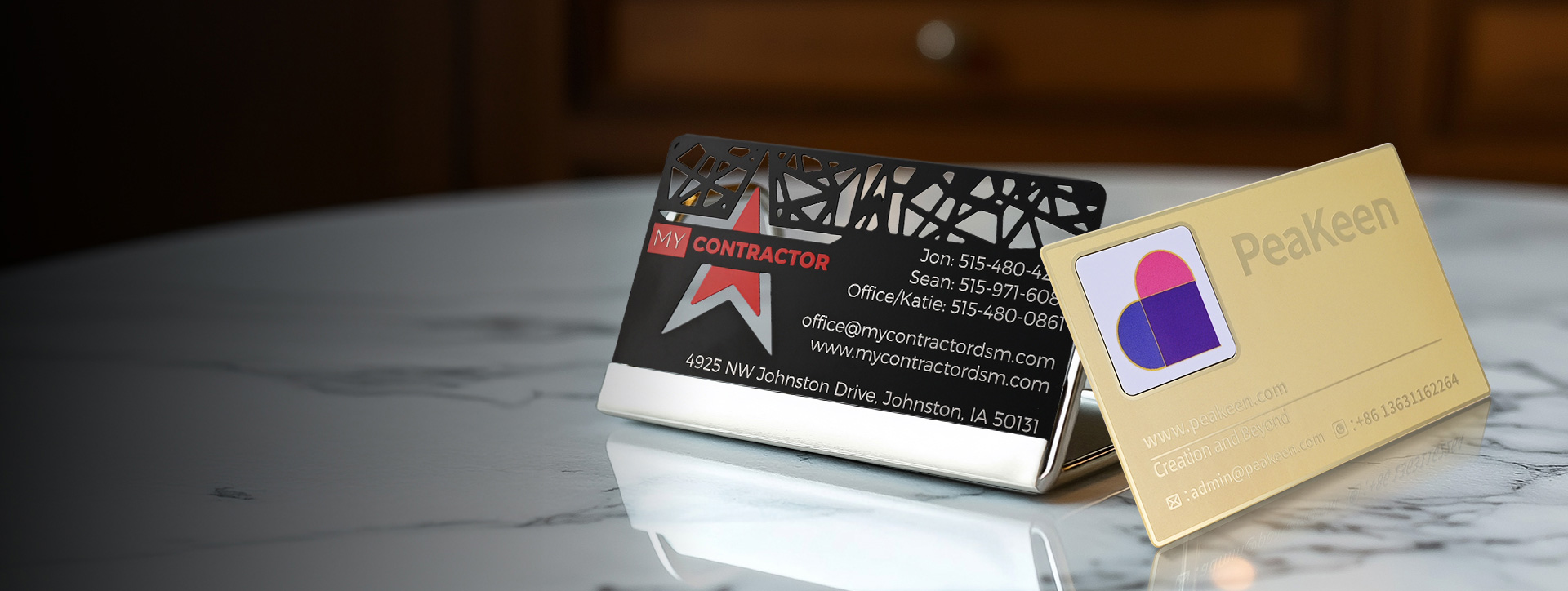 Shop Metal Business Cards