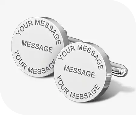 Custom Engraved Cufflinks