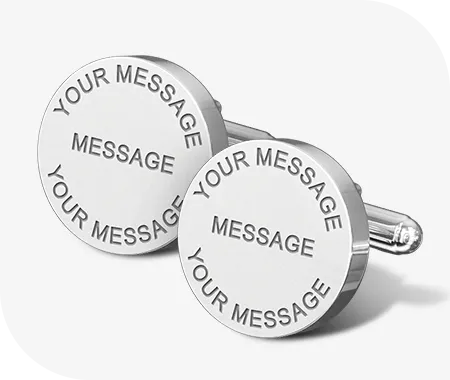 Custom Engraved Cufflinks