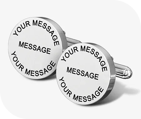 Deep Engraving Cufflinks
