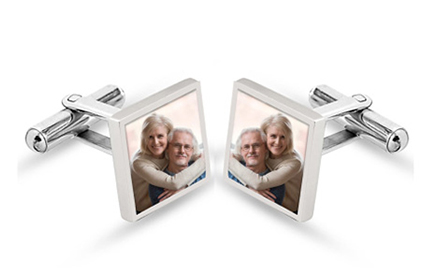 Customized Couple Photo Cufflinks