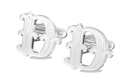 High-end Letter Cut-out Cufflinks