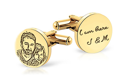 Image Engraving Cufflinks