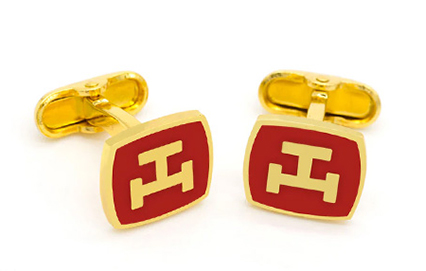 Luxury Hard Enamel Cufflinks Custom