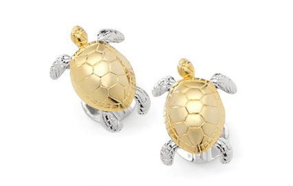 Turtle 3D Custom Cufflinks