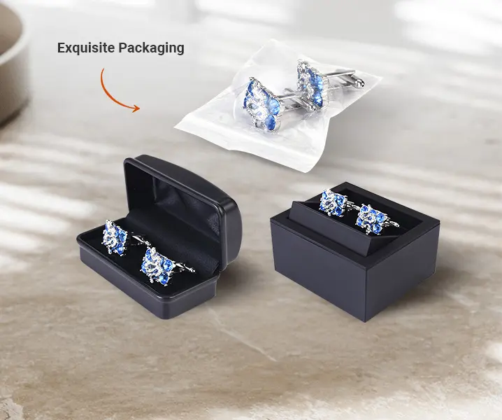 Logo Cufflinks with Packaging